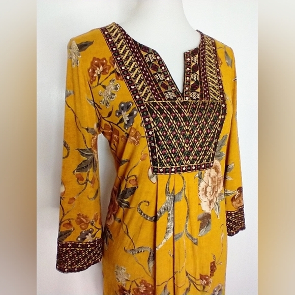 SOFT SURROUNDINGS BOHO BLOUSE - Picture 1 of 8